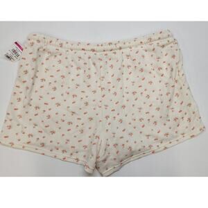 Free Press Pull on Floral Shorts Medium